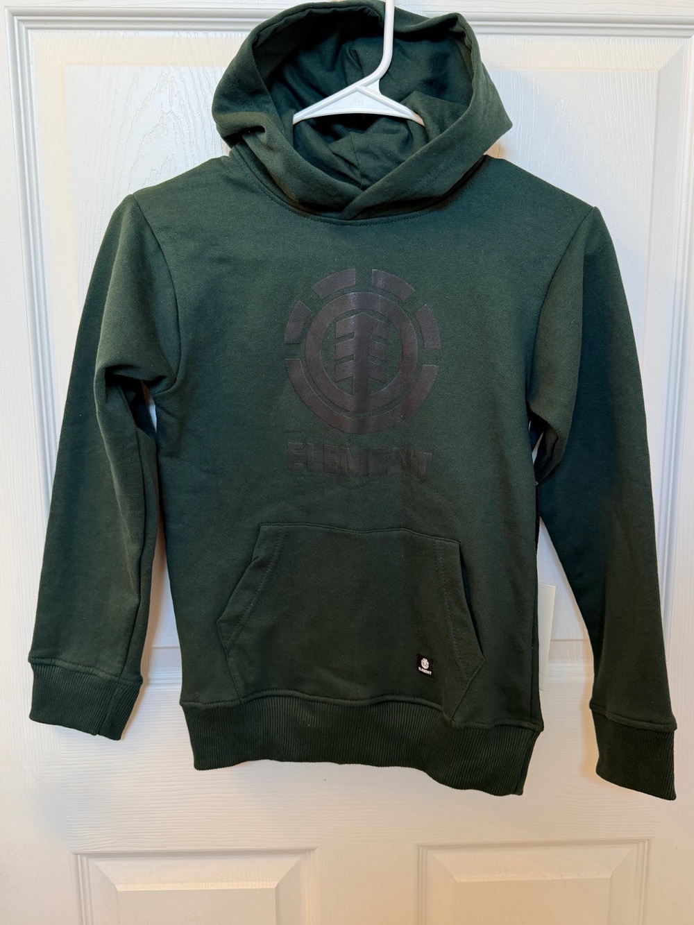 Element Forest Green Pullover Fleece Lined Hoodie Sweater Boys Small